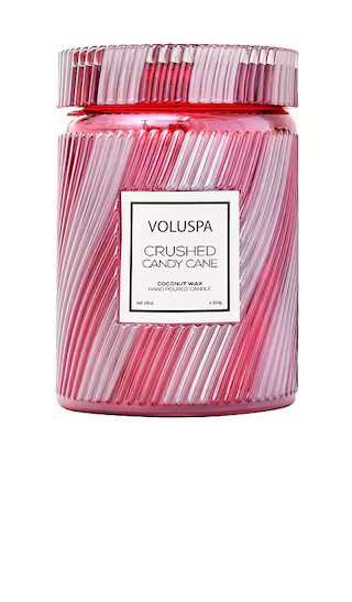 Crushed Candy Cane Large Jar Candle in Crushed Candy Cane | Revolve Clothing (Global)