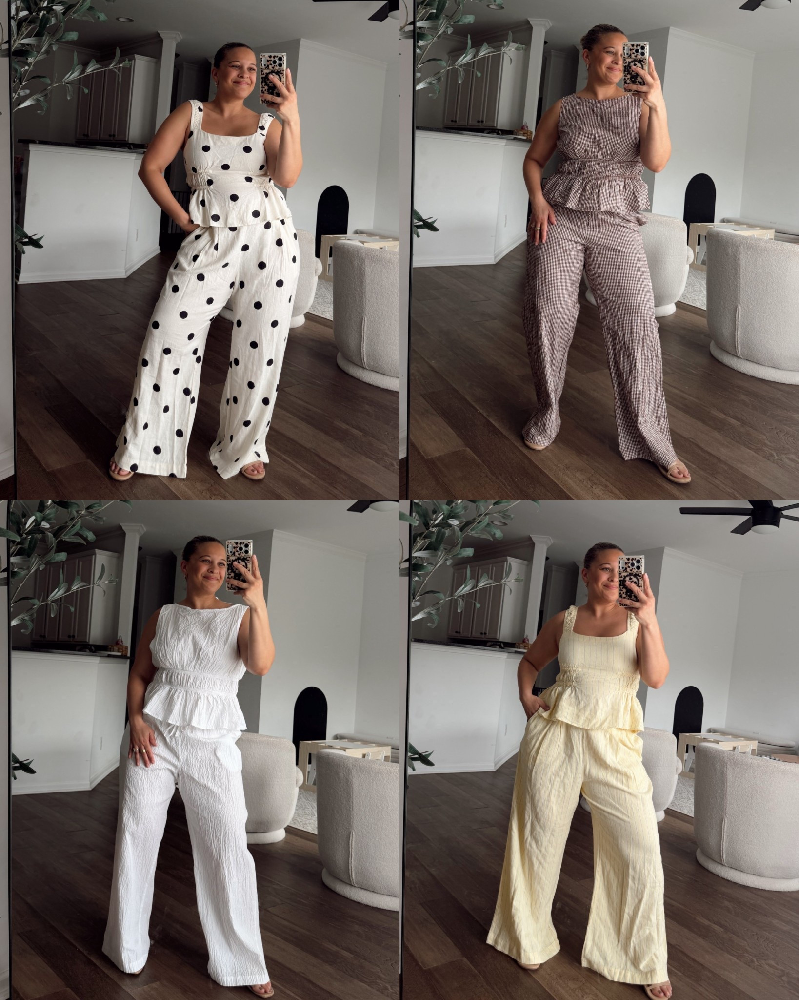 Matching sets from Target, wearing mediums in everything 