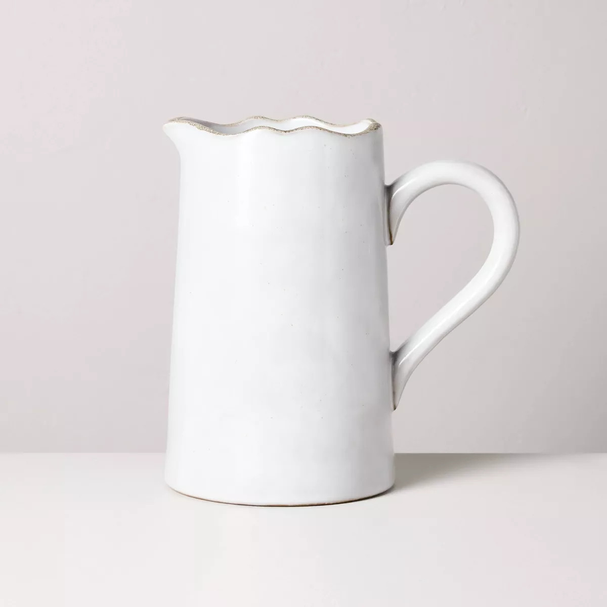 Carved Edge Pitcher Cream - Hearth & Hand™ with Magnolia | Target