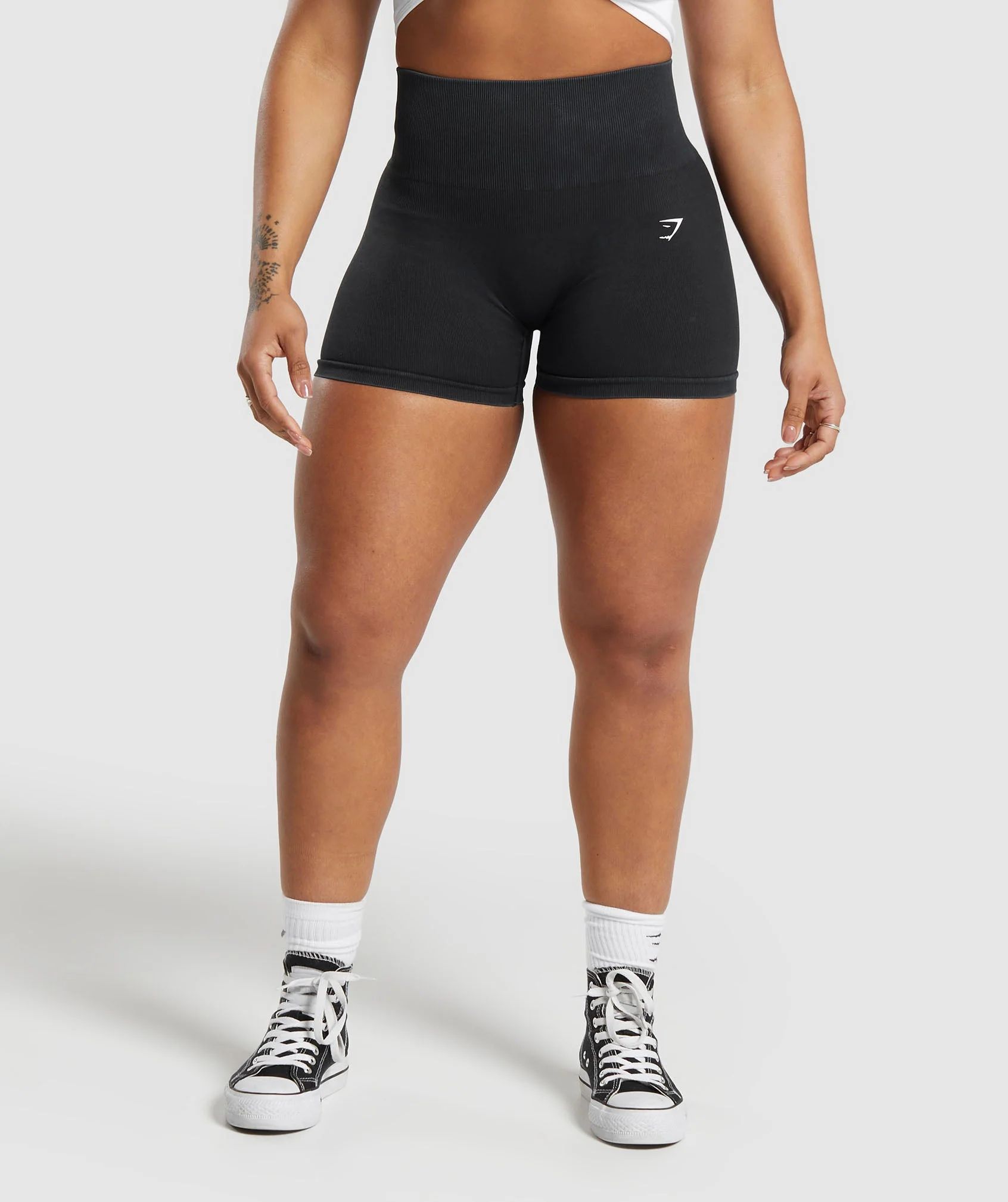 Gymshark Gains Seamless Shorts - Black | Gymshark US