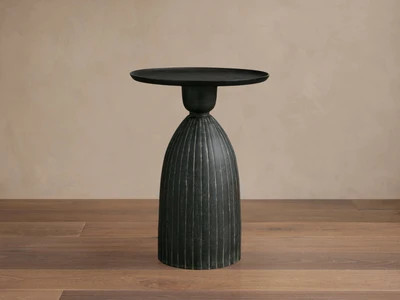 Zephyr 16""D Martini Table in Black | Arhaus