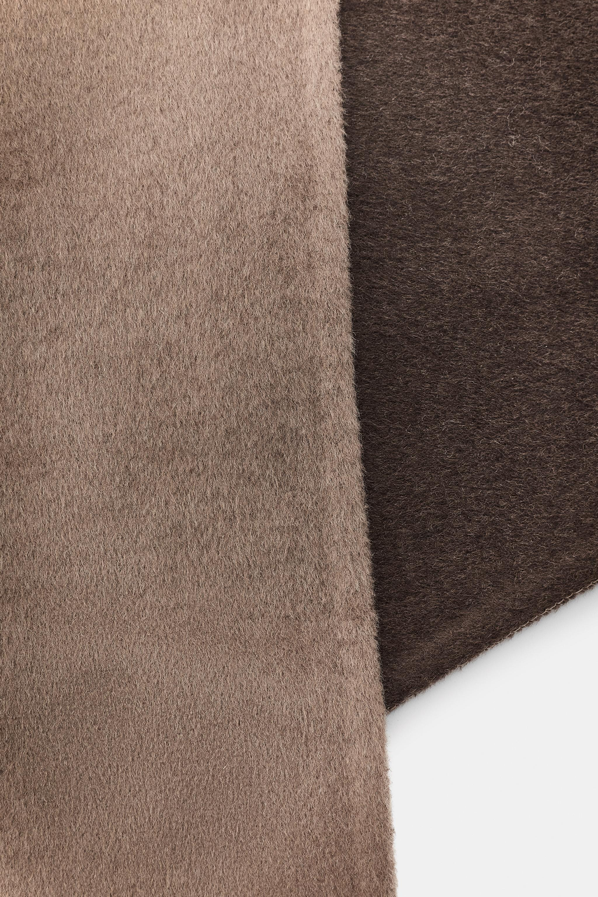 REVERSIBLE TRIANGULAR WOOL BANDANA | Zara UK