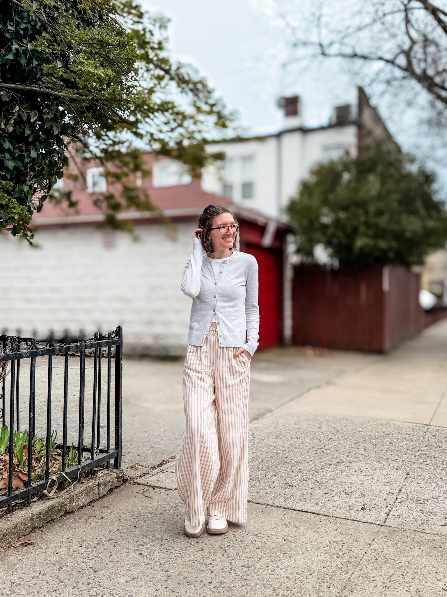 Cardigan: TTS
Cropped top: TTS
Wide leg pants (old) linked similar
Allbirds sneakers: TTS; use code LIZLOVES for a discount @allbirds #allbirdsaffiliate

#LTKootd #LTKTravel #LTKdayinmylife