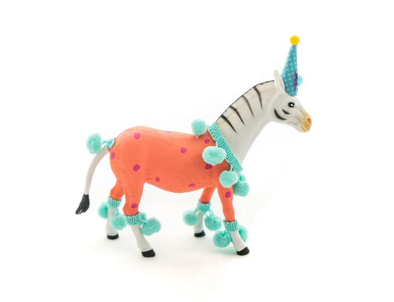 Party Animal "Ashlee" The Zebra - painted carnival, circus, birthday decor | Etsy (US)