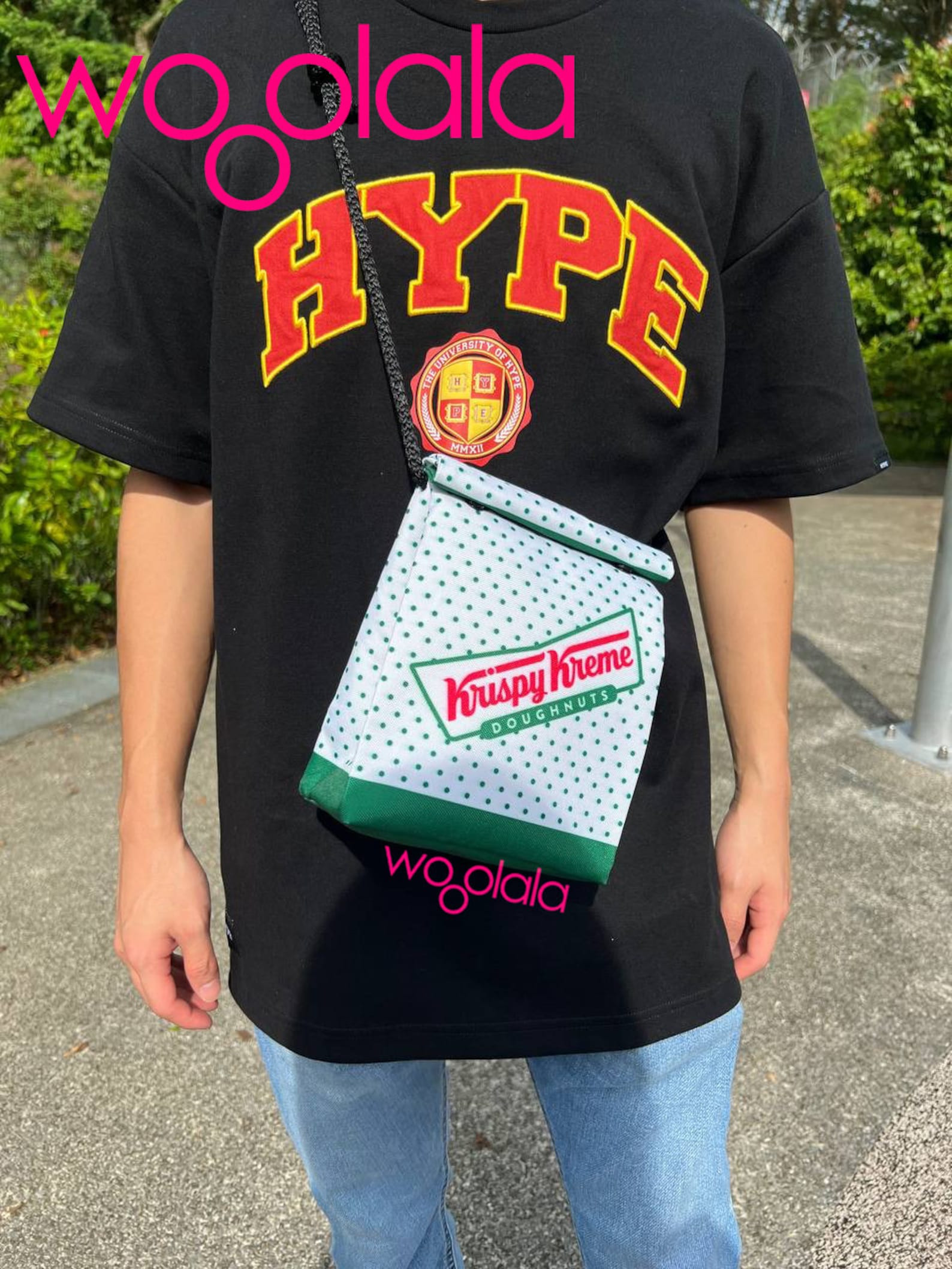 Quirky Dunkin Donuts Backpack and Sling Crossbody Bag for Man , Woman, Kids - Water Resistant 100... | Etsy (US)