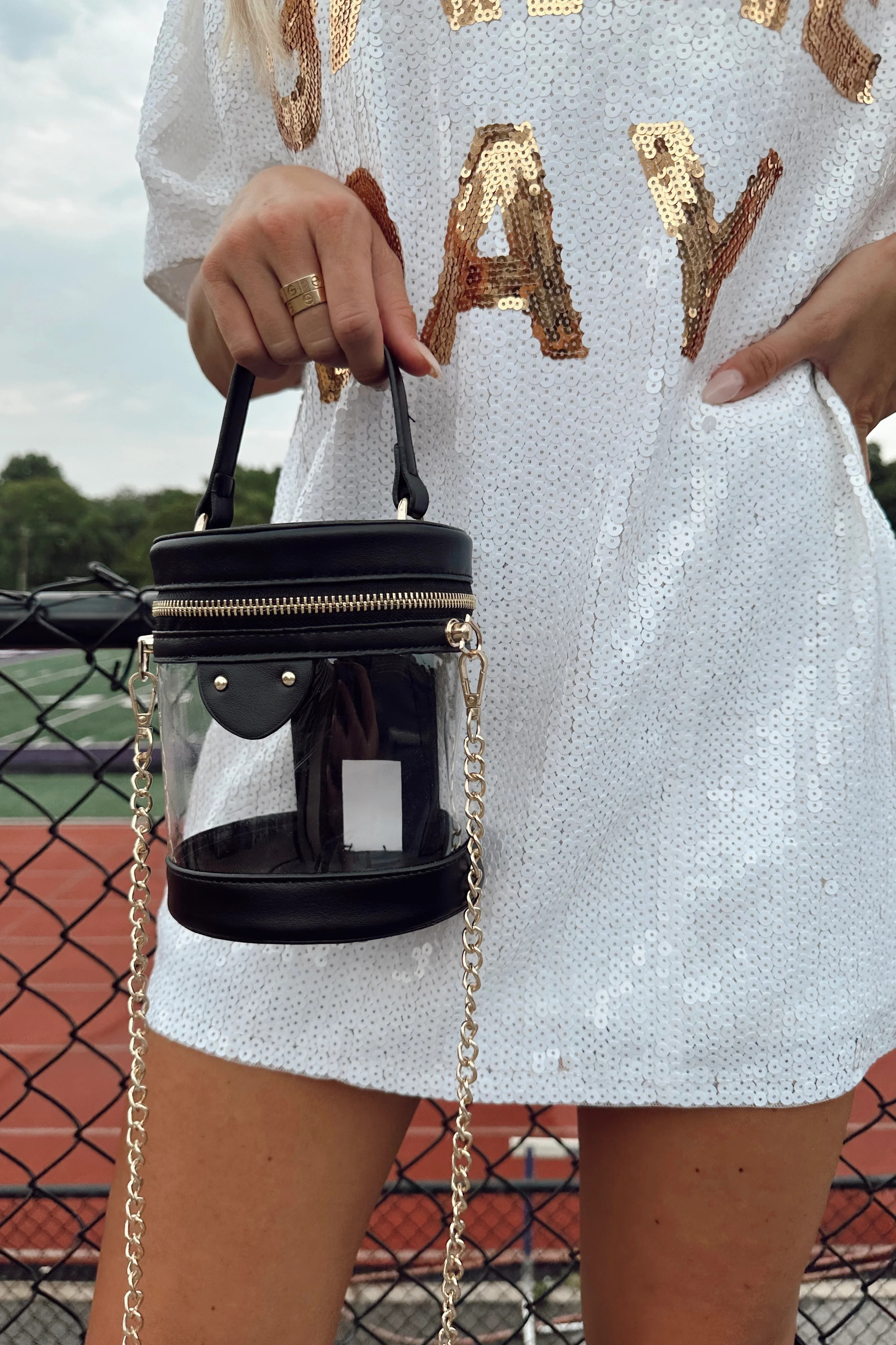 Stadium Black Bucket Bag | The Post