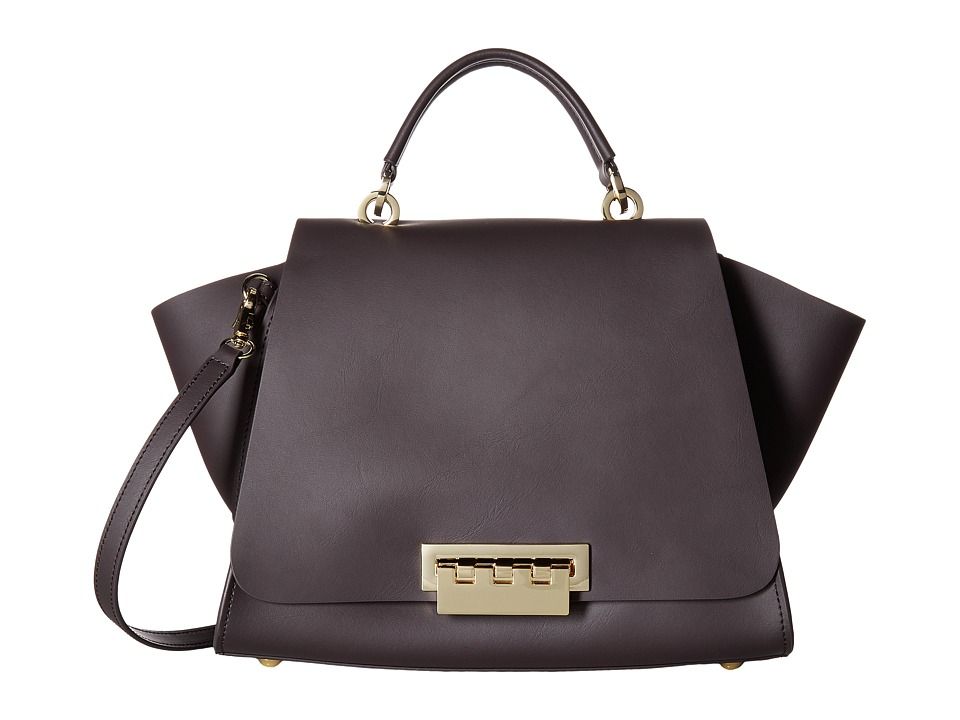 ZAC Zac Posen - Eartha Iconic Soft Top-Handle - with Star Strap (Shadow) Top-handle Handbags | Zappos