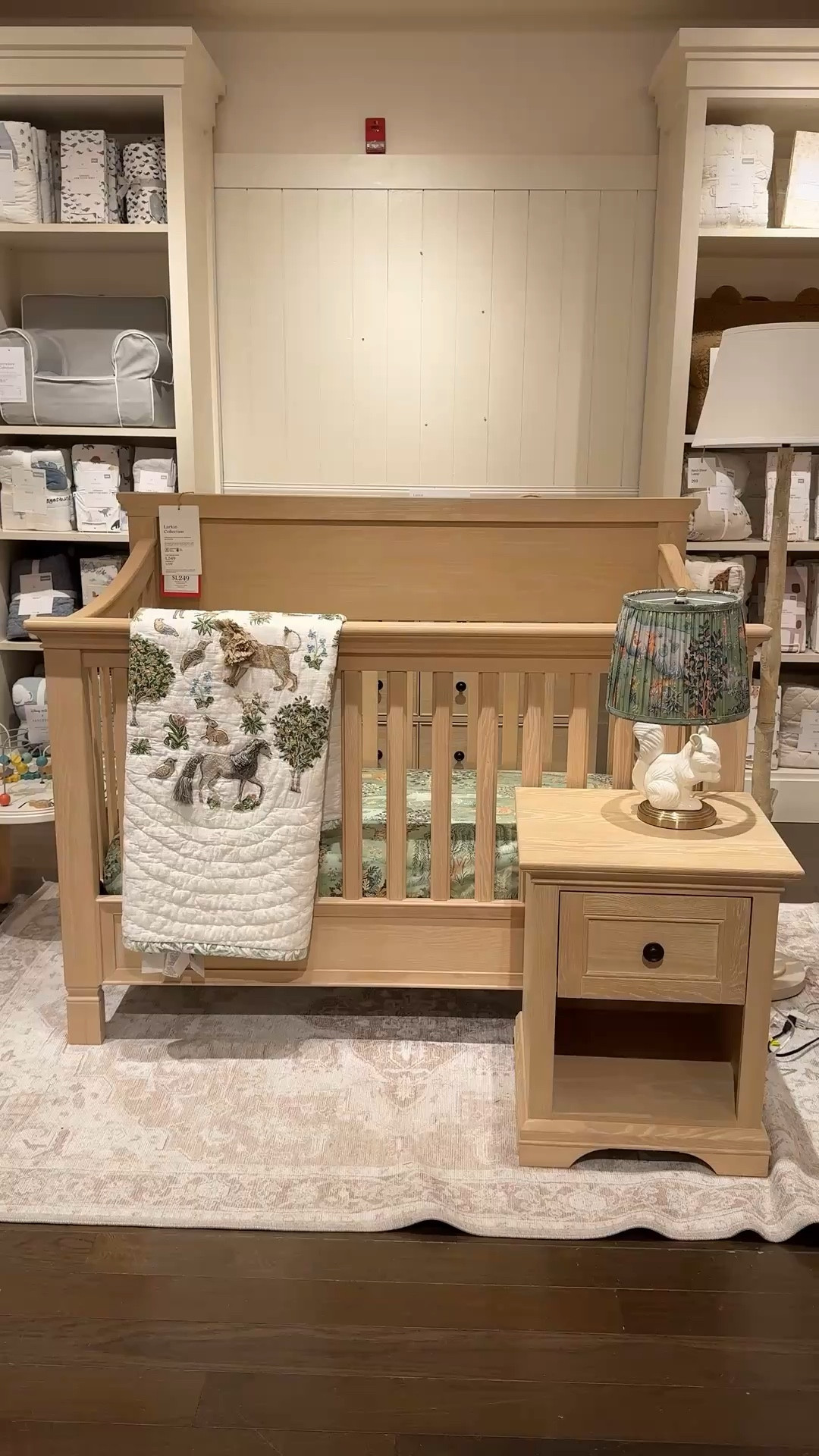 Woodland-inspired nursery dreams! 🤍🌿 The Larkin 4-in-1 Convertible Crib in Sandstone from Pottery Barn Kids is such a soft, calming neutral—perfect as the main anchor piece for a nature-inspired nursery. 🪵 The gentle curves and solid, high-quality construction give it an heirloom feel while still looking fresh and serene. ☺️ It’s currently on sale and also available in other beautiful color options. I’ve linked this crib along with coordinating pieces to complete a warm, woodland-inspired nursery look! ✨ #NurseryInspo #NeutralNursery #PotteryBarnKids 

#LTKHome #LTKBaby #LTKBump