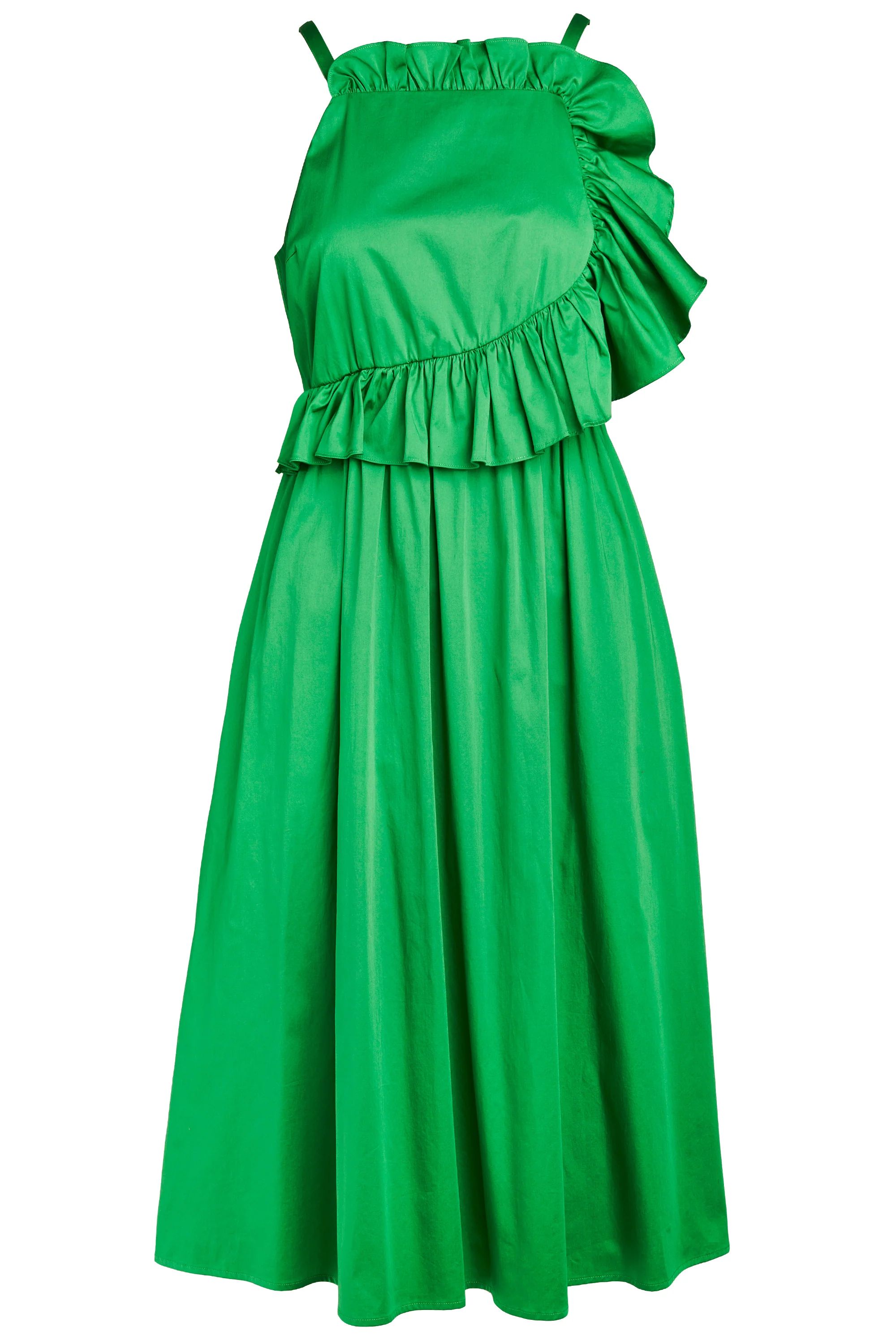 Genevieve Dress in Bright Fern - CROSBY by Mollie Burch | CROSBY by Mollie Burch