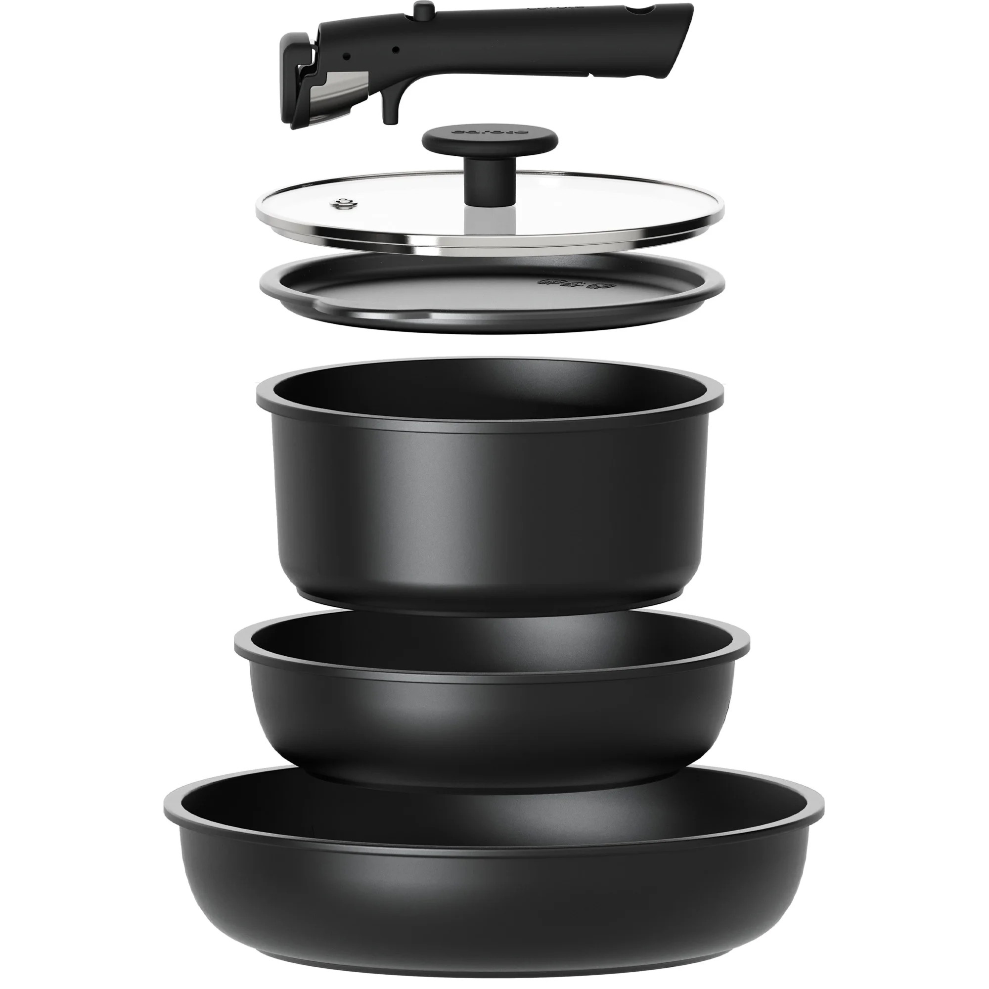 Carote Nonstick Detachable Pots and Pans Set, 6 Pieces Induction Cookware Set, Oven/Dishwasher Sa... | Walmart (US)