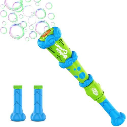 Electric Bubble Wand for Kids - Tons of Long-Lasting Bubbles in Seconds - 8oz Bubble Solutions Included (Suitable for Toddlers & Pets) - Bubble Machine for Indoor/Outdoor Party Gifts for Ages 3+ | Amazon (US)