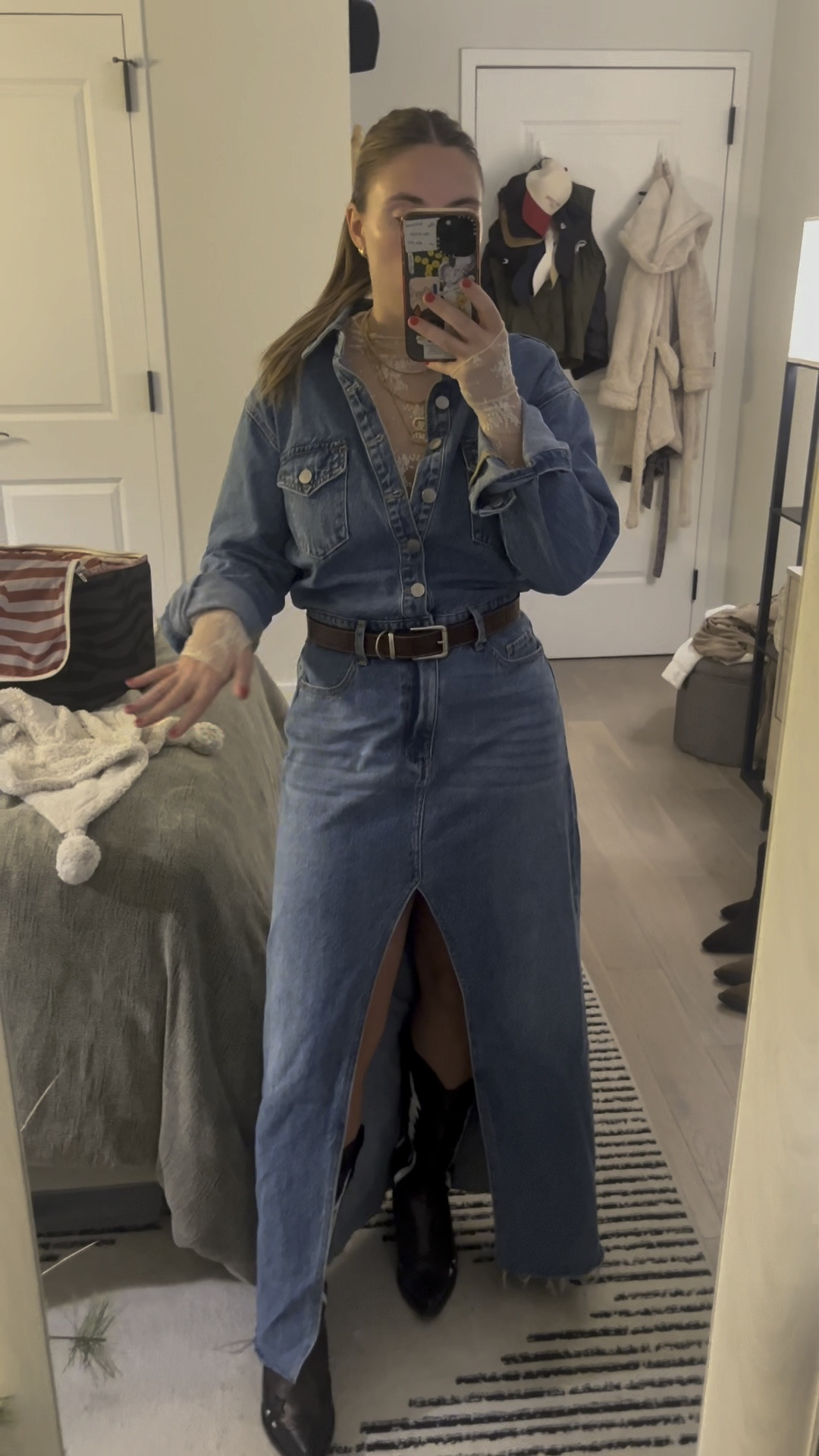 Spring Nuuly haul!! One of the best yet. Pieces include Free People intimately lace layering top, Pilcro cuffed jeans, ZGY denim maxi dress, iets frans motorcycle jacket, Hutch plaid waist tie coat, Pistola Cargo leather pants, English Factory cheetah leopard reversible quilted jackett

#LTKstyletip #LTKSeasonal #LTKVideo