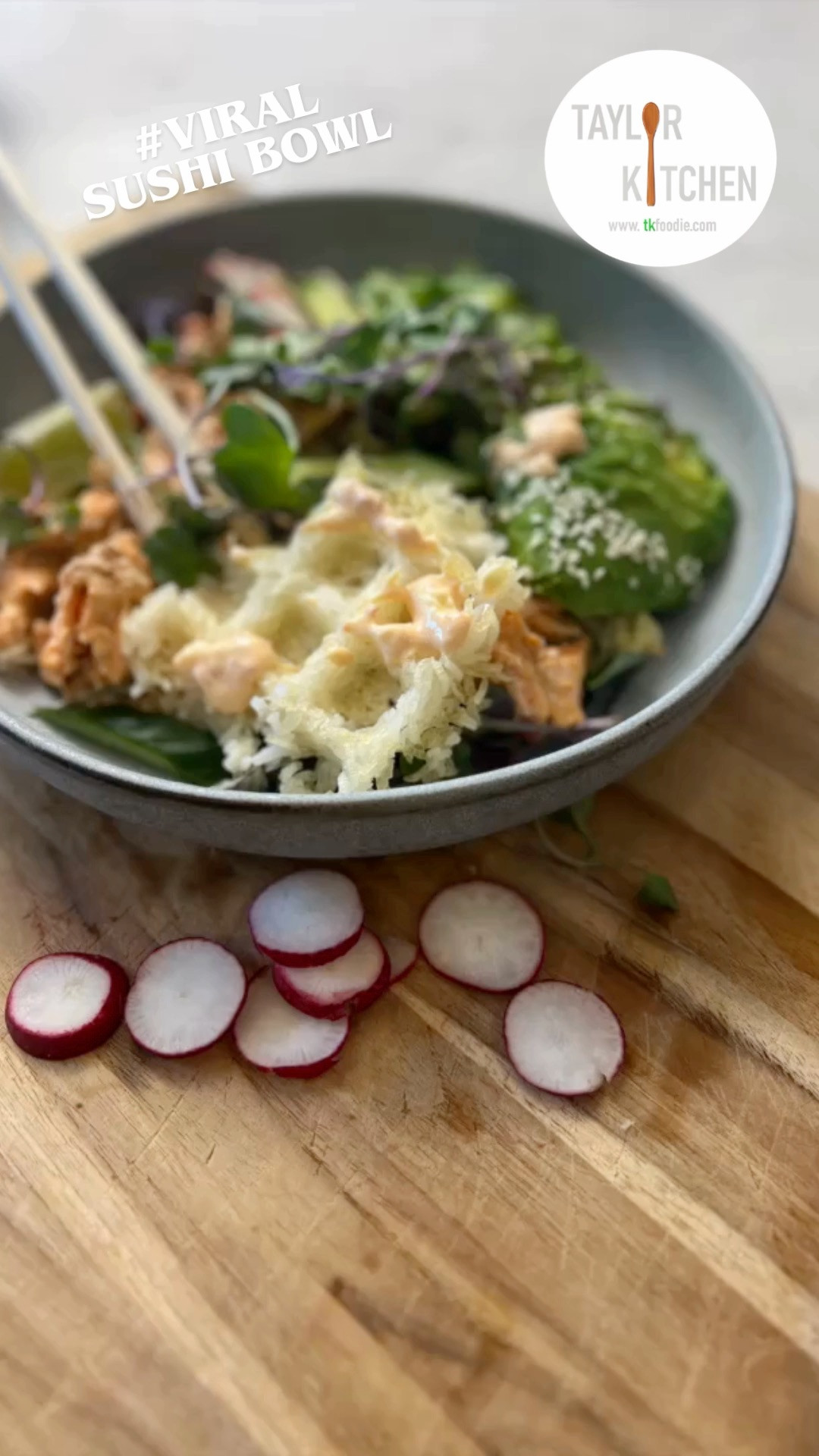 Let's make @Erewhon's #viral Sushi 🍱 sandwich, but make it into a bowl.
It's actually quite easy thanks to using a waffle iron to get that crispy rice texture.
After that, simply assemble & enjoy.  I used cooked salmon instead of sushi grade tuna, lots of veg & of course some sriracha mayo.

Get the easy recipe here on TKFoodie.com - https://www.taylorkitchen.net/recipes/erewhon-inspired-sushi-sandwich-bowl

All the things to get this started in your own kitchen are here on my LTK 🥰 

 #LTKfoodie #LTKHome