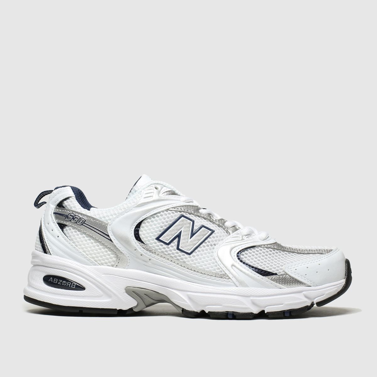 New Balance 530 in white & silver | Schuh