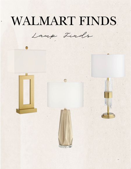 Beautiful and affordable lamp finds! Gold, brass and bronze finishes! #walmarthome

#LTKSeasonal #LTKhome