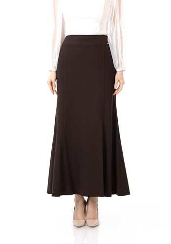 G-Line Brown Maxi Skirts for Women, Mermaid Skirt, Fishtail Women's Skirts, Long Skirts for Women, High Waisted Skirts for Women, Business Casual Dress, Skirts for Women Dressy Casual, Maxi Skirt — 4 | Amazon (US)