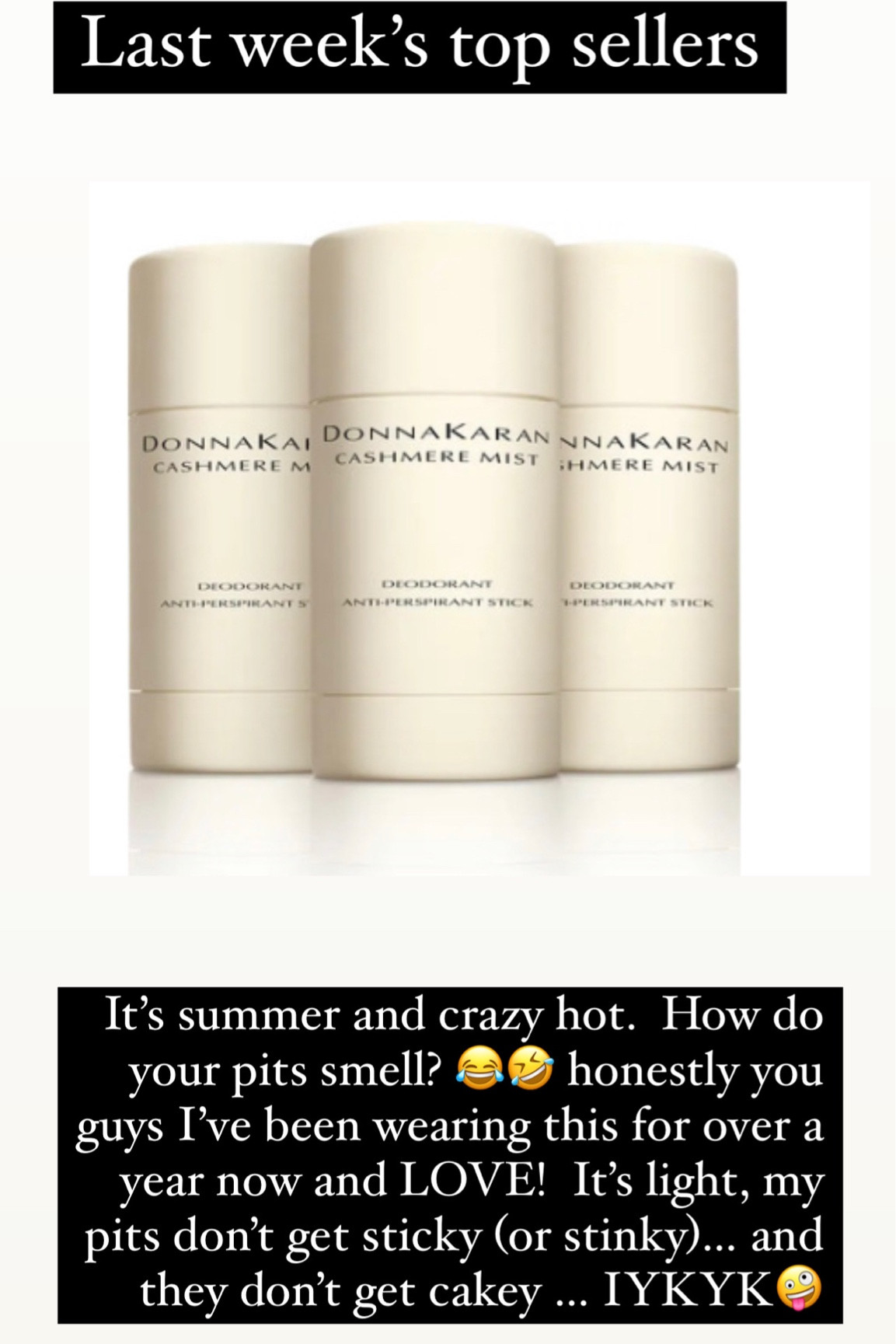 Love this deodorant!! It’s been a pit game changer 🙌

#LTKunder50 #LTKFitness #LTKbeauty