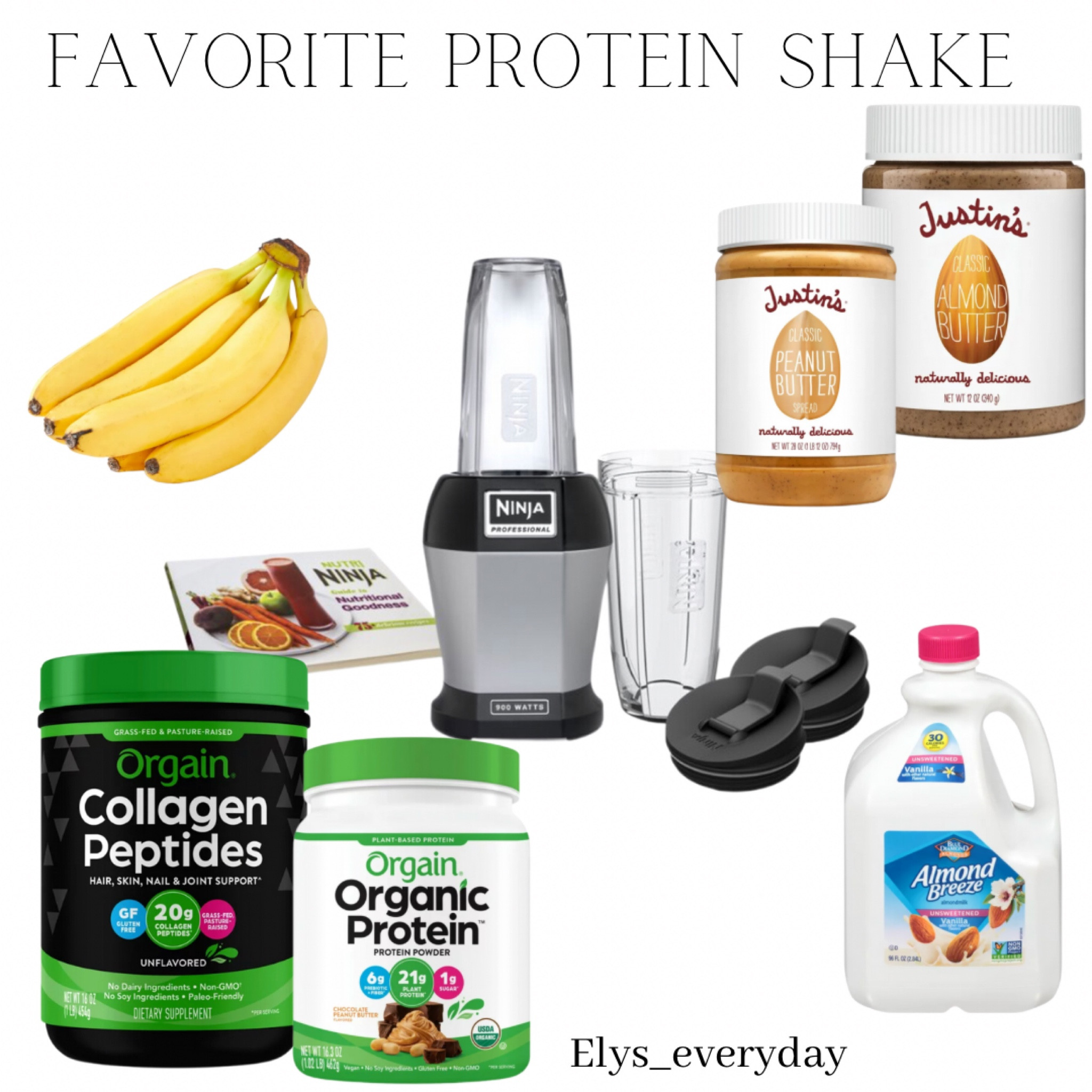 Some of my favorite protein shake ingredients🖤 Not everything in one!

Protein shakes, protein, shakes, peanut butter, healthy, organic, bananas, unsweetened almond milk, breakfast 

#LTKsalealert #LTKfit #LTKunder50