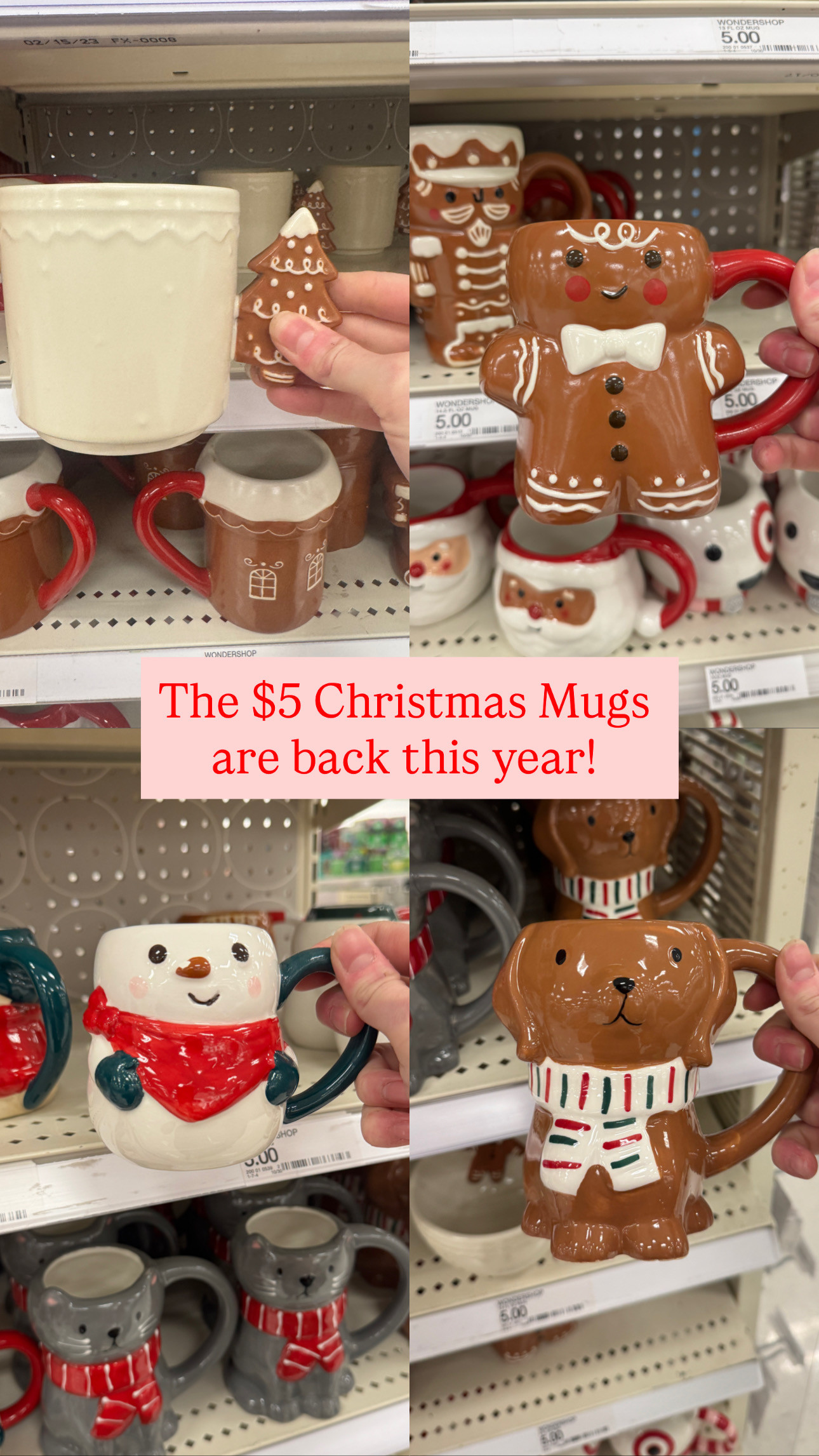 Target's $5 Wondershop mugs are back this year!

Grab them while you can! 

 #LTKGiftGuide #LTKHoliday #LTKHome