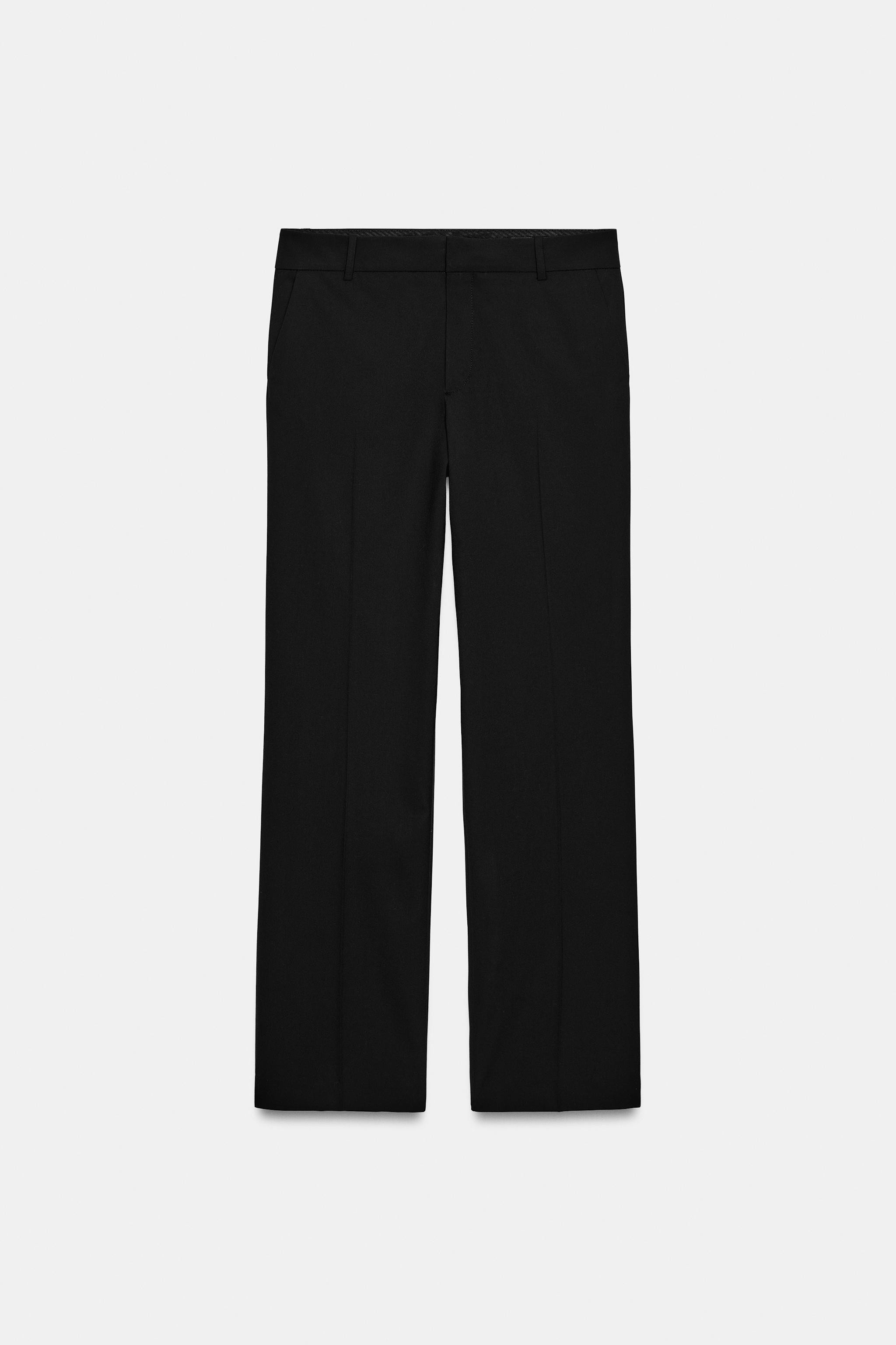 ZW COLLECTION LOW-RISE STRAIGHT PANTS | Zara US