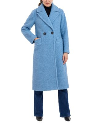 BCBGeneration Women's Double-Breasted Bouclé Walker Coat - Macy's | Macy's