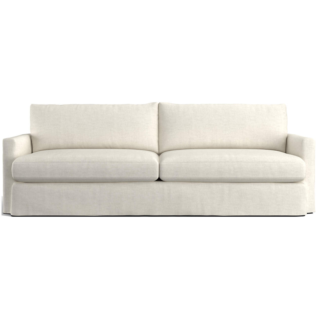 Lounge 93" Slipcovered Sofa + Reviews | Crate & Barrel | Crate & Barrel