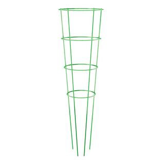 Gardener's Blue Ribbon 54 in. H Green Powder Coated Steel Grow Cage 901592GR - The Home Depot | The Home Depot