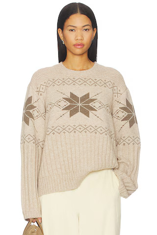 Tularosa Sammara Fair Isle Sweater in Tan Multi from Revolve.com | Revolve Clothing (Global)