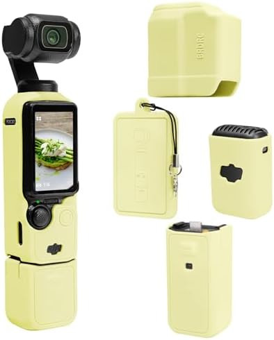 Pocket 3 Case, Soft Silicone Protective Case Compatible with DJI Osmo Pocket 3 Creator Combo, Lig... | Amazon (US)