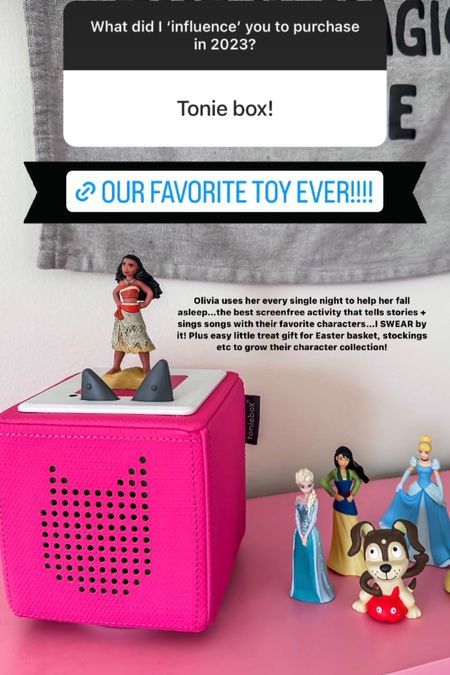 Toniebox - great toy for kids! 🤗

Educational toys // toys for preschoolers // Disney toys // Amazon find 

#LTKfamily #LTKbaby #LTKkids