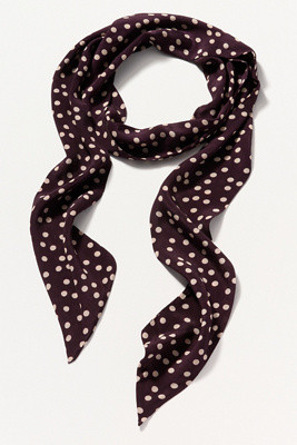 Elizabeth Gillett Skinny Polka Dot Scarf | Anthropologie (US)
