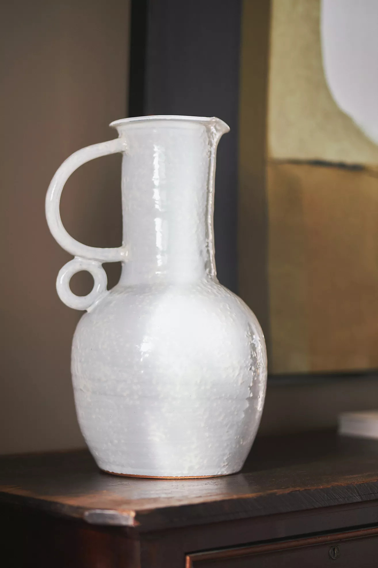 Paria Azure White Vase | Anthropologie (US)