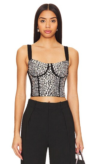 Crystal Corset in Black001 | Revolve Clothing (Global)