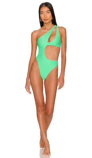 Kitana One Piece in Green | Revolve Clothing (Global)