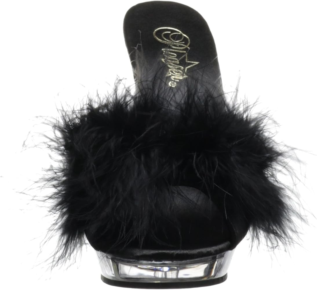 Fabulicious Women's Lip-101-8 Marabou Slipper | Amazon (US)