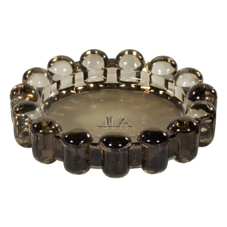 Alice Lane Bubble Glass Candle Dish - Large, Amber | Walmart (US)