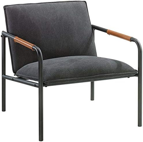 Sauder Boulevard Cafe Metal Lounge Chair, Charcoal Gray finish | Amazon (US)
