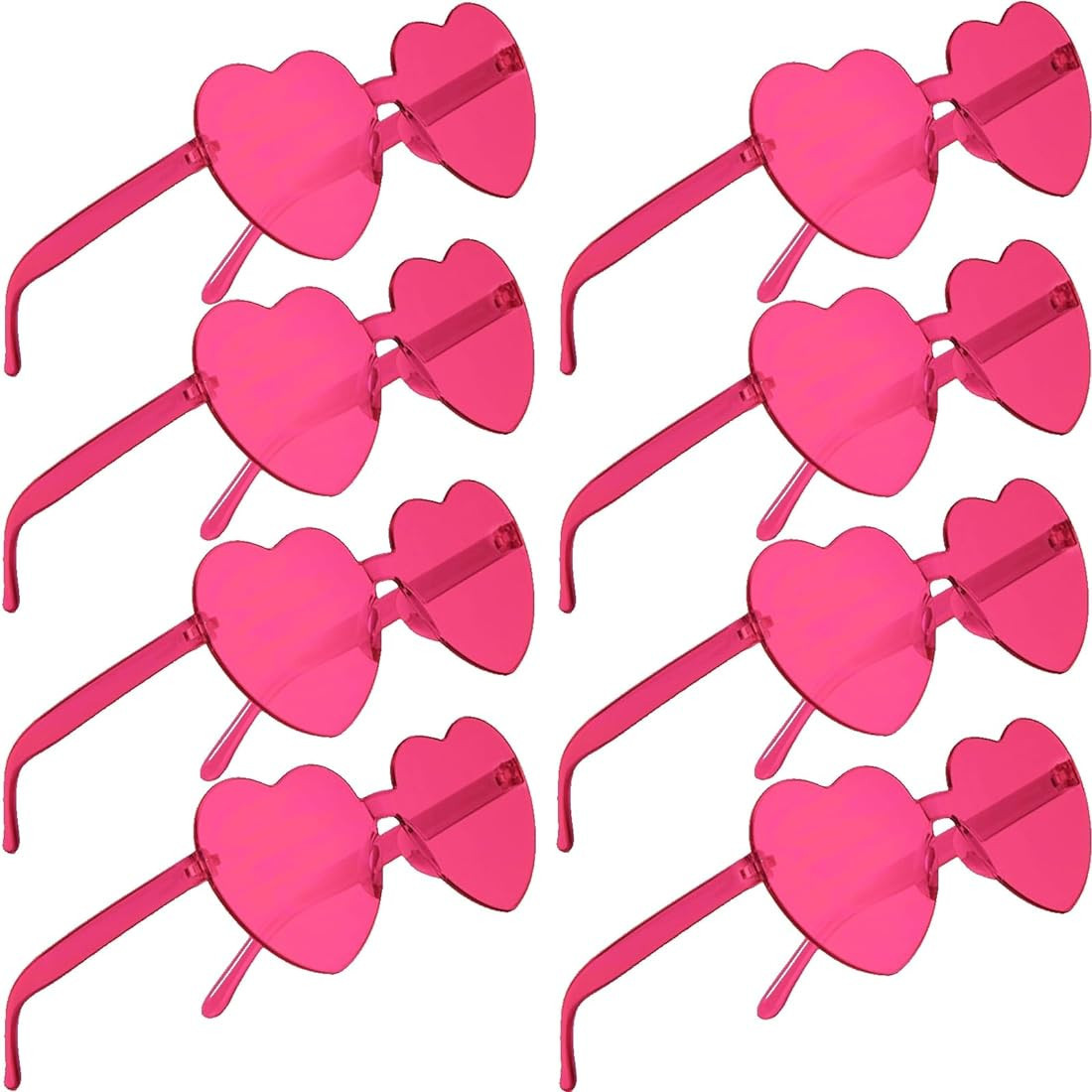 Virtue morals Heart Glasses Heart Shape Sunglasses for Valentine Mardi Gras Summer Women's Party ... | Amazon (US)