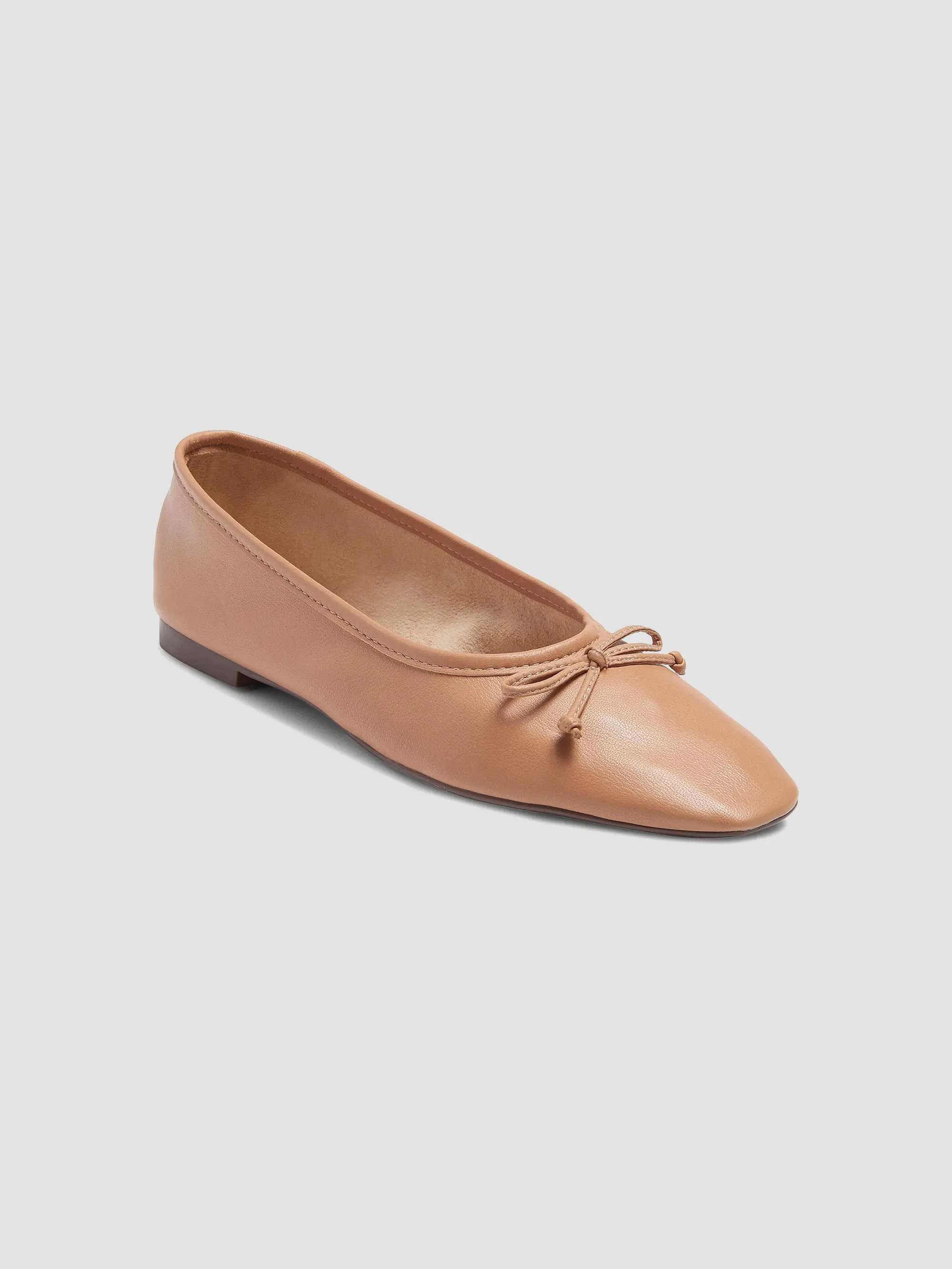 Women's Arissa Leather Ballet Flats - Honey Beige - Size 10.5 | Saks Fifth Avenue