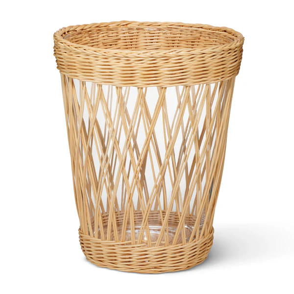 Navona Wicker Vase in Natural | Over The Moon