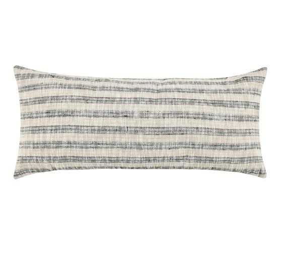 Paden Striped Lumbar Pillow | Pottery Barn (US)