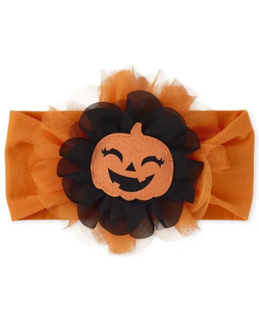 Baby Girls Flower Pumpkin Headwrap | The Children's Place  - MULTI CLR | The Children's Place