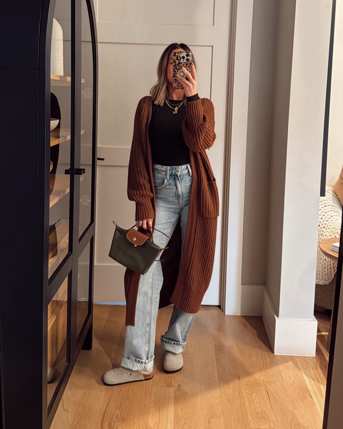 Forced myself to get out of sweatpants today 😅 this Amazon cardigan is so, so cozy and comes in several colors! My jeans are true to size and my bag is under $25! 

#LTKSaleAlert #LTKStyleTip #LTKFindsUnder50