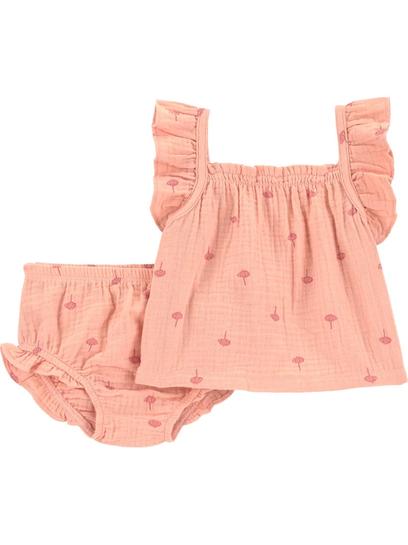 Carter's Child of Mine Baby Girl Outfit Set, 2-Piece, Sizes 0/3-24 Months | Walmart (US)