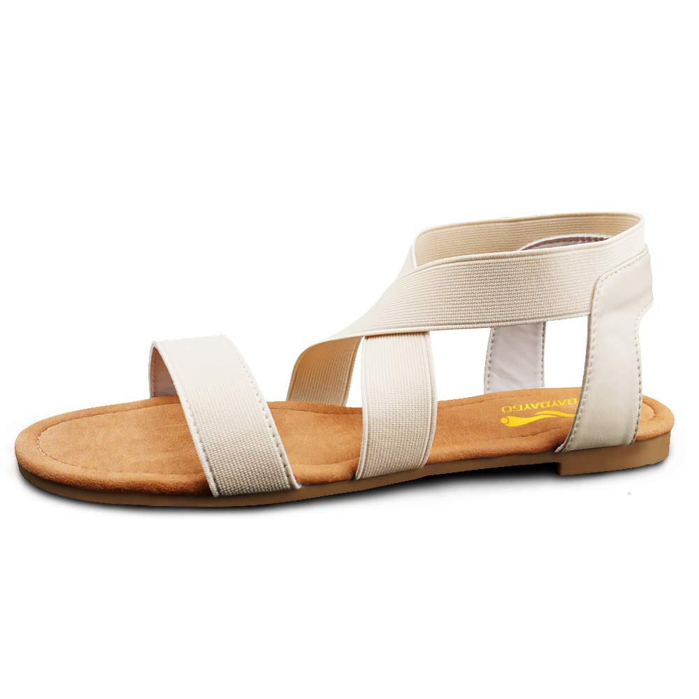 Women's Elastic Flat Sandals | Amazon (US)