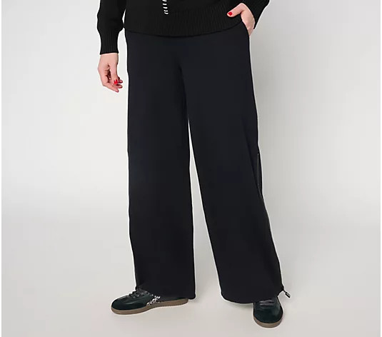 Make Your Selection: Peace Love World Pull on Full Leg Pant with Zippers | QVC