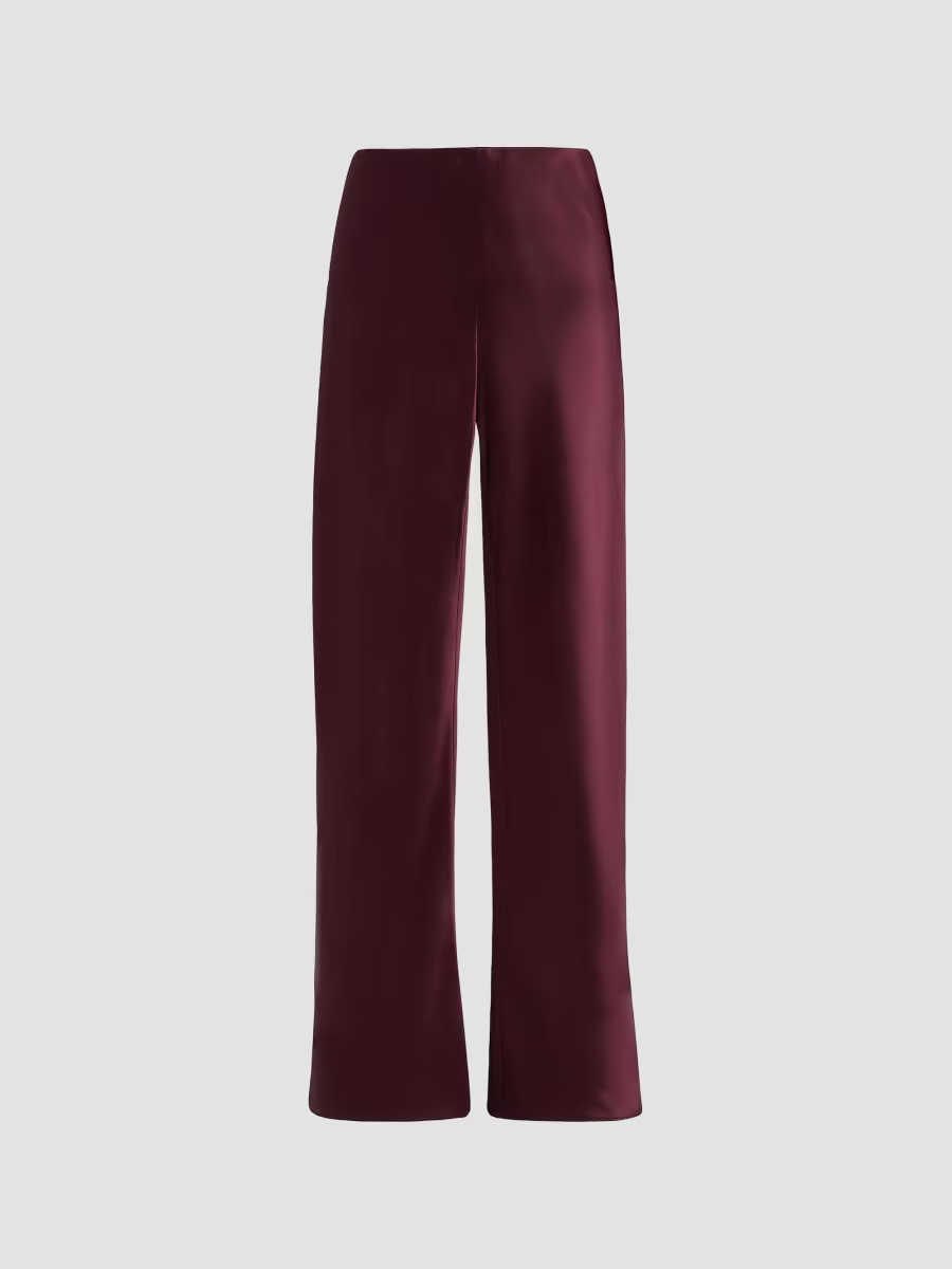Women's Bristol Satin Pull-On Pants - Yuzu - Size XL | Saks Fifth Avenue