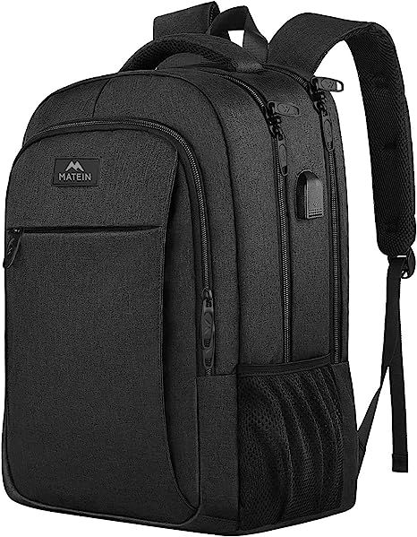 Business Travel Backpack, Matein Laptop Backpack with Usb Charging Port for Men Womens Boys Girls... | Amazon (US)