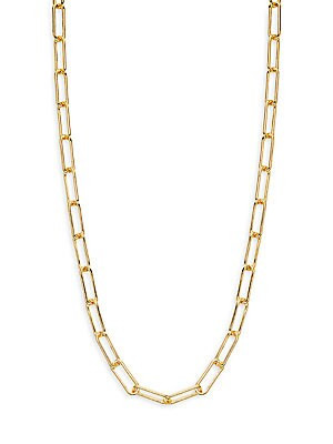 Gold Vermeil Paperclip Chain Necklace/20" | Saks Fifth Avenue OFF 5TH