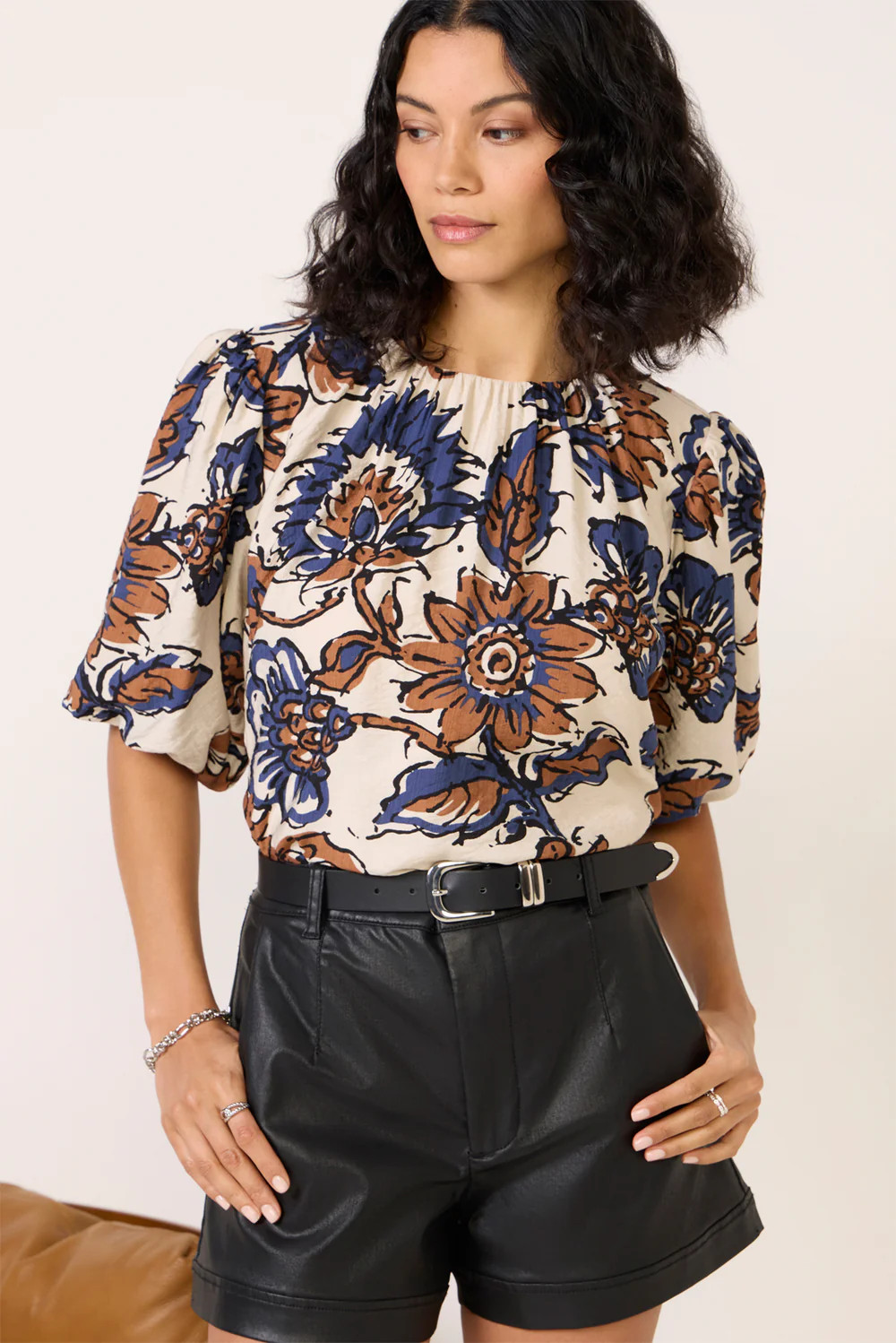 Elowyn Short Sleeve Blouse | Evereve